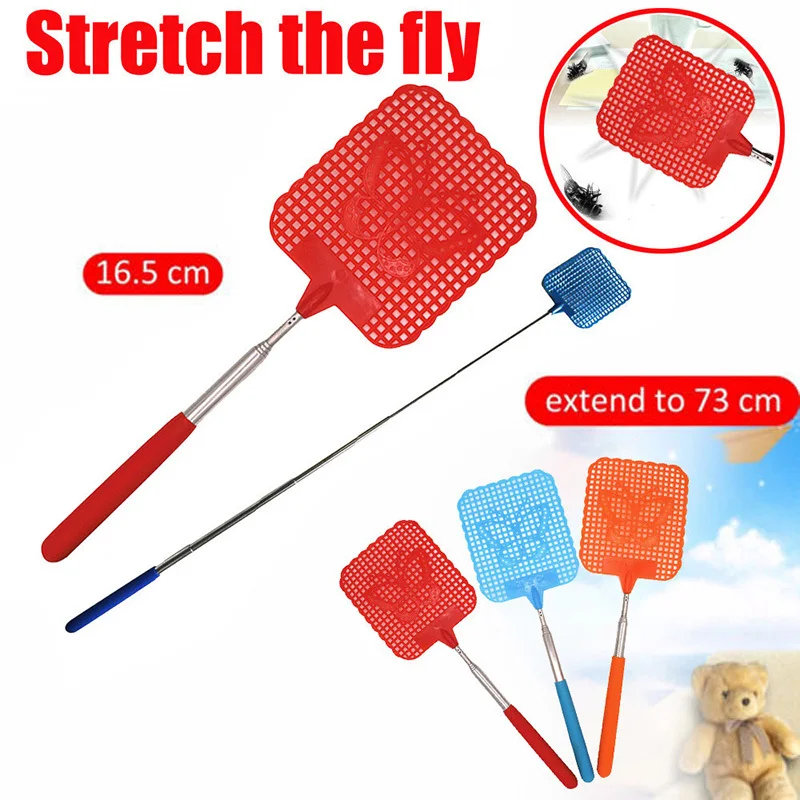 Plastic Telescopic Extendable Fly Swatter Prevent Pest Anti Mosquito Pest Reject Insect Killer Tool Fly Swatter Beat
Plastic Telescopic Extendable Fly Swatter Prevent Pest Anti Mosquito Pest Reject Insect Killer Tool Fly Swatter Beat