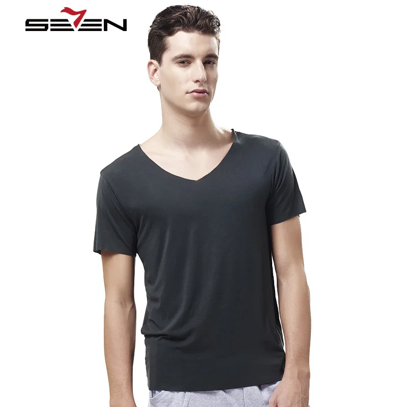 Seven7 Brand Men Undershirts V Neck Soft Comfortable Modal Casual Men Underwear Solid Slim Short Sleeve T Shirts 109G48080
Seven7 Brand Men Undershirts V Neck Soft Comfortable Modal Casual Men Underwear Solid Slim Short Sleeve T Shirts 109G48080