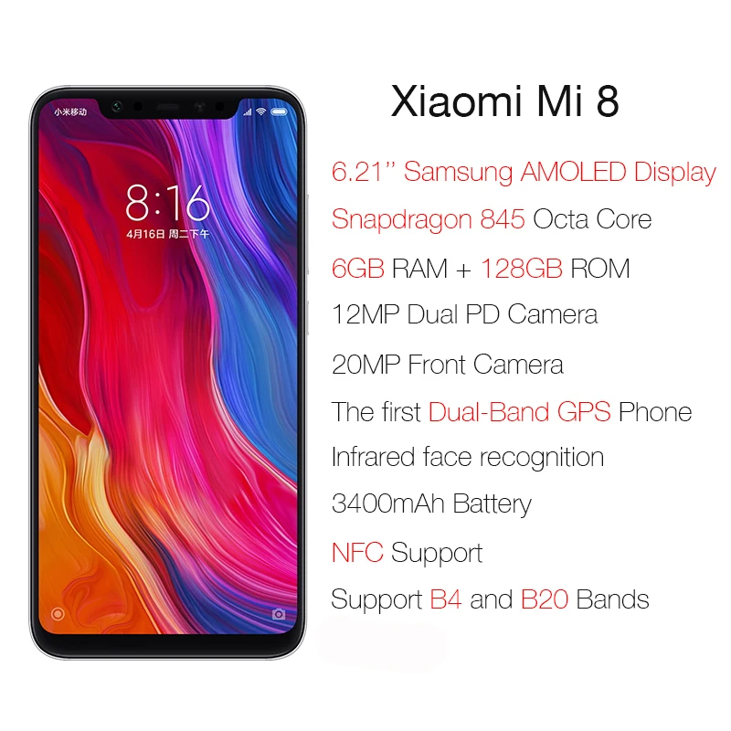 Xiaomi Mi 8 8 Gb