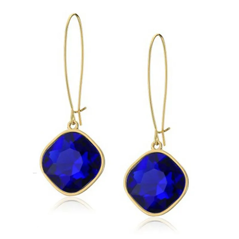 Fashion Brand Top Quality Beautiful Crystal Earrings Delicate Elegant Blue Clear Black Square Stud Earrings For Women Hot Sales
Fashion Brand Top Quality Beautiful Crystal Earrings Delicate Elegant Blue Clear Black Square Stud Earrings For Women Hot Sales