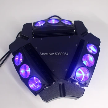 New 4in1 LED 9x12W LED Spider Light RGBW DMX Stage Lights Dj LED Spider Moving Head Beam Light
New 4in1 LED 9x12W LED Spider Light RGBW DMX Stage Lights Dj LED Spider Moving Head Beam Light