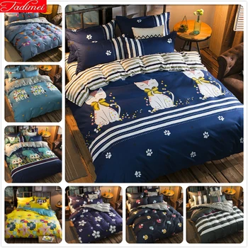 Cute Kitty Cat Pattern Duvet Cover 3/4 pcs pieces Bedding Set Adult Kids Bed Linen Single Full Double Queen King Size Bedspreads
Cute Kitty Cat Pattern Duvet Cover 3/4 pcs pieces Bedding Set Adult Kids Bed Linen Single Full Double Queen King Size Bedspreads