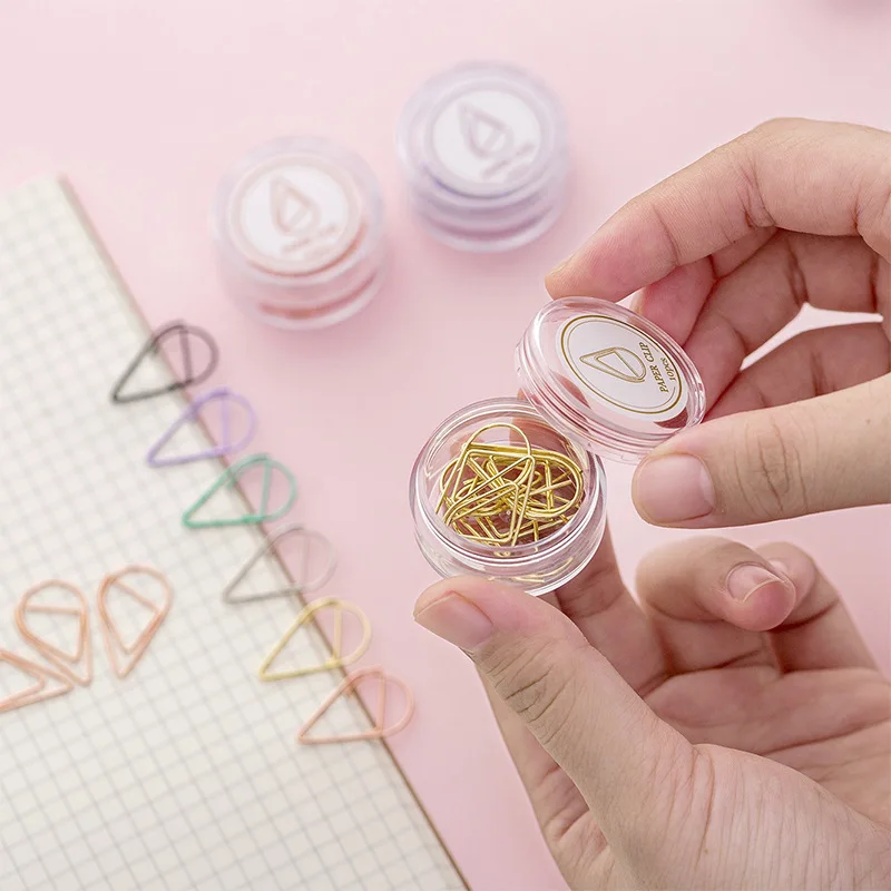 10Pcs/lot Water Drop Paper Clip Multi-function Staple Needle Color Paper Clip Small Bookmark Office Learning Stationery
10Pcs/lot Water Drop Paper Clip Multi-function Staple Needle Color Paper Clip Small Bookmark Office Learning Stationery