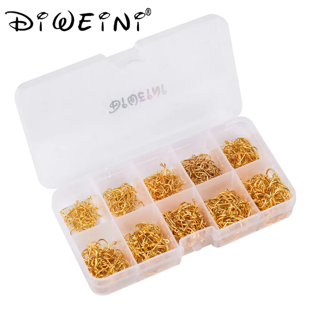 500Pcs/box(Grey), 600Pcs/box(gold) Size #3-12 High Carbon Steel Carp Fishing Hooks Circle Fishhooks Catfish Equipment Articles
500Pcs/box(Grey), 600Pcs/box(gold) Size #3-12 High Carbon Steel Carp Fishing Hooks Circle Fishhooks Catfish Equipment Articles