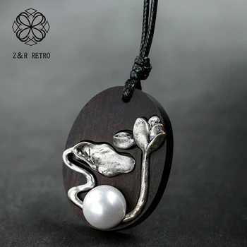 Mosaic Artificial Pearl Vintage Pendant & Necklaces Female Wooden Handmade Sandalwood Necklace Sweater Rope Chain Women Jewelry
Mosaic Artificial Pearl Vintage Pendant & Necklaces Female Wooden Handmade Sandalwood Necklace Sweater Rope Chain Women Jewelry