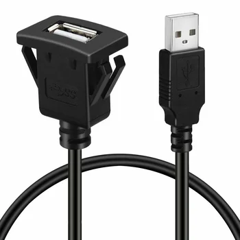 Charge Adapter Cable Car High Speed Data Transfer USB Interface Dashboard Flush Mount Wire Black Durable Extension Lead For VIGO
Charge Adapter Cable Car High Speed Data Transfer USB Interface Dashboard Flush Mount Wire Black Durable Extension Lead For VIGO