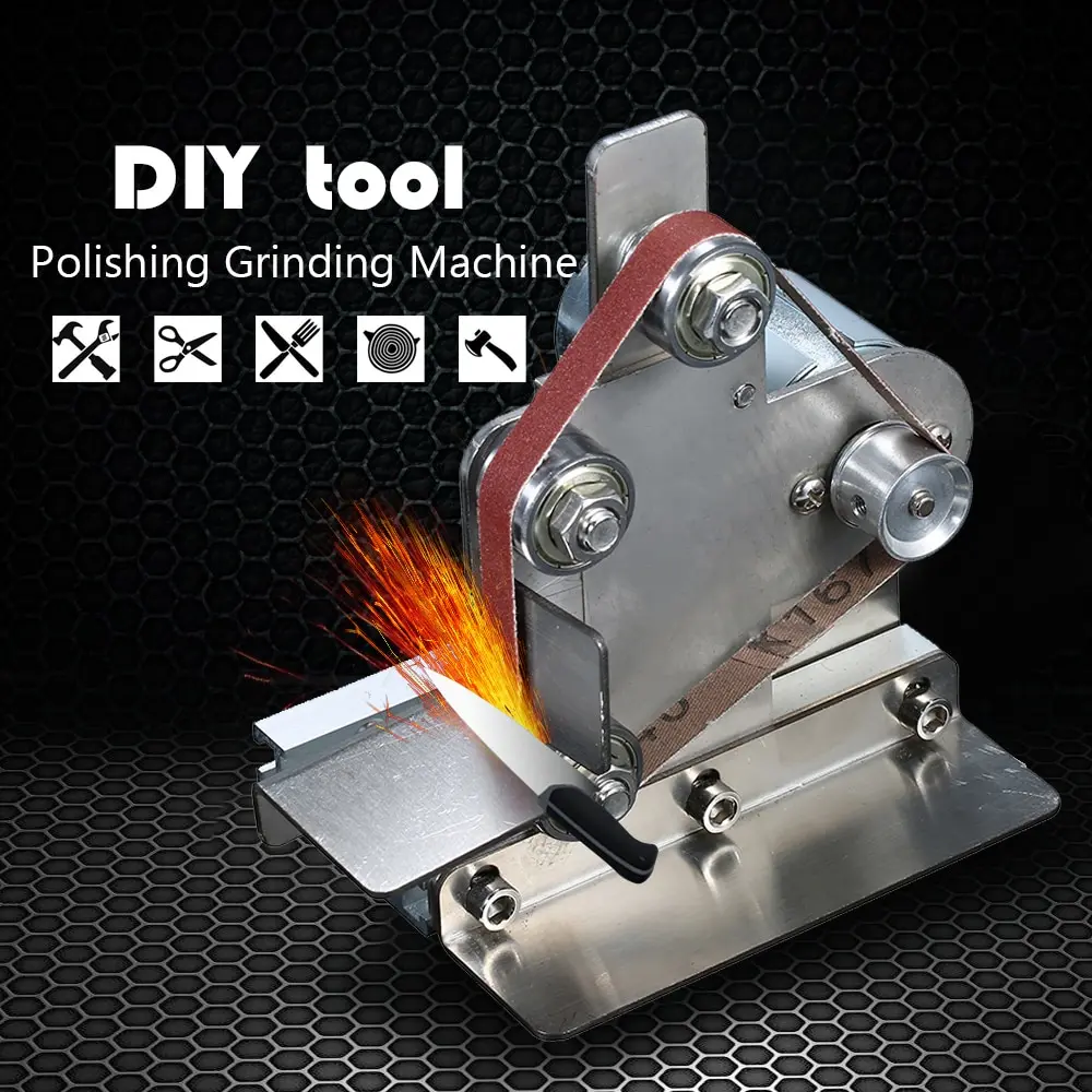 Multifunctional Grinder Mini Electric Belt Sander DIY Polishing Grinding Machine Cutter Edges Sharpener Electric Angle Grinder
Multifunctional Grinder Mini Electric Belt Sander DIY Polishing Grinding Machine Cutter Edges Sharpener Electric Angle Grinder