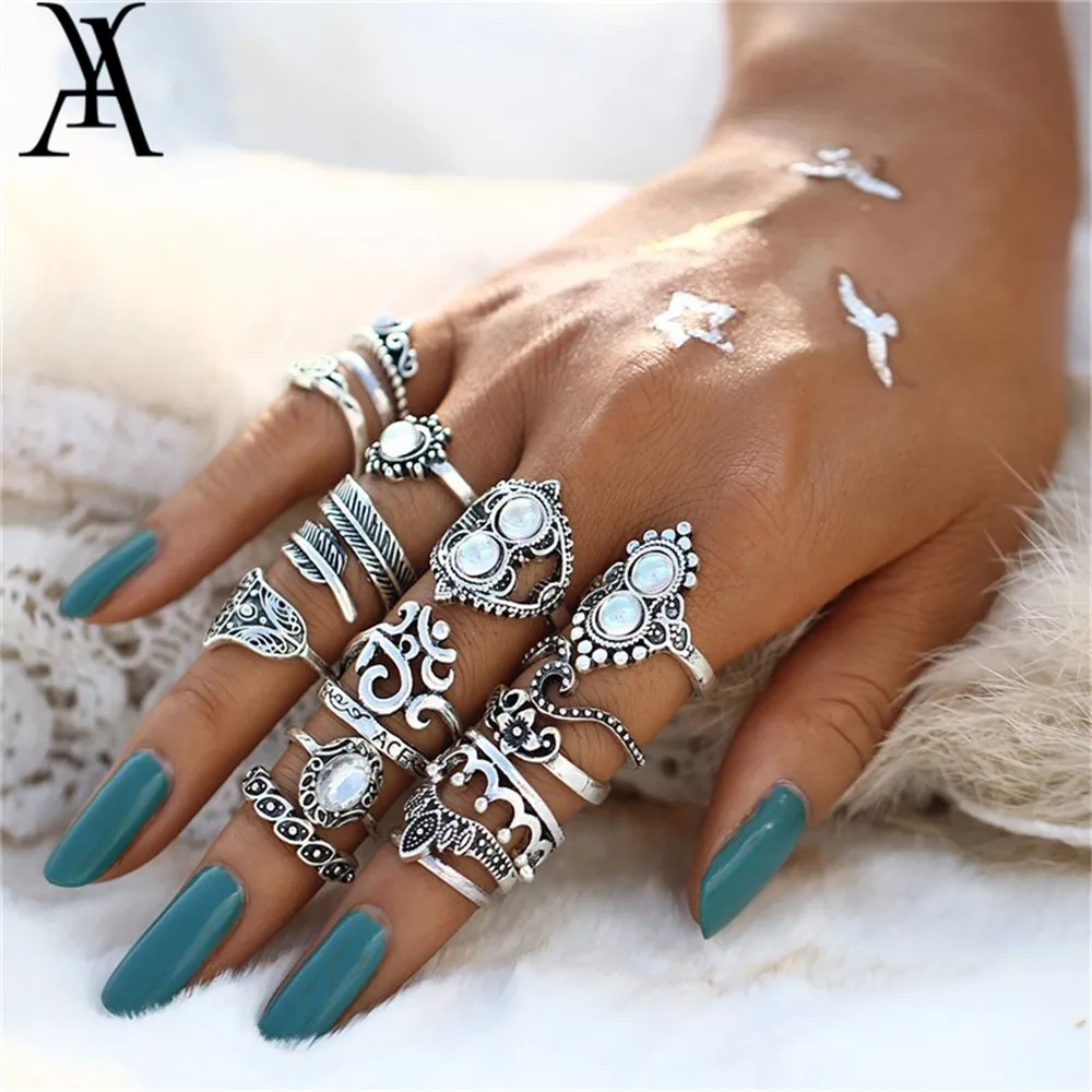 AY 10PCS/Set Vintage Turkish Tibetan Coin Midi Ring Sets Mujer Clear Crystal Knuckle Rings Set For Women Men Jewelry Gift
AY 10PCS/Set Vintage Turkish Tibetan Coin Midi Ring Sets Mujer Clear Crystal Knuckle Rings Set For Women Men Jewelry Gift