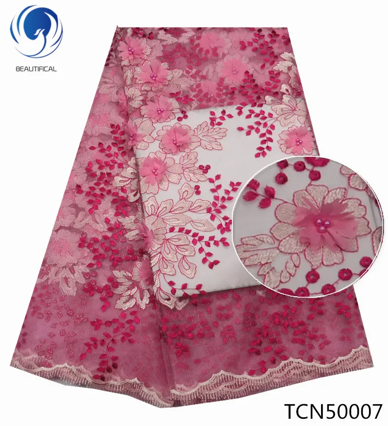 BEAUTIFICAL pink lace fabric 3d lace fabric african laces with beads high quality 2018 flowers pattern for dress 5yards TCN500
BEAUTIFICAL pink lace fabric 3d lace fabric african laces with beads high quality 2018 flowers pattern for dress 5yards TCN500