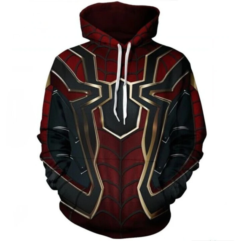 Spider Hoodie Sweater Coat Spiderman 3D Sweatshirt Superhero Cosplay Costume Coat Spiderman Hoodie Sweatshir
Spider Hoodie Sweater Coat Spiderman 3D Sweatshirt Superhero Cosplay Costume Coat Spiderman Hoodie Sweatshir