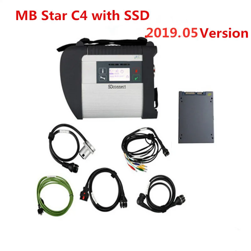 Diagnosis tool mb star c4 sd connect wireless with full set cables 2019.05 MB Star C4 Software SSD 240GB Fast Speed than HDD
Diagnosis tool mb star c4 sd connect wireless with full set cables 2019.05 MB Star C4 Software SSD 240GB Fast Speed than HDD