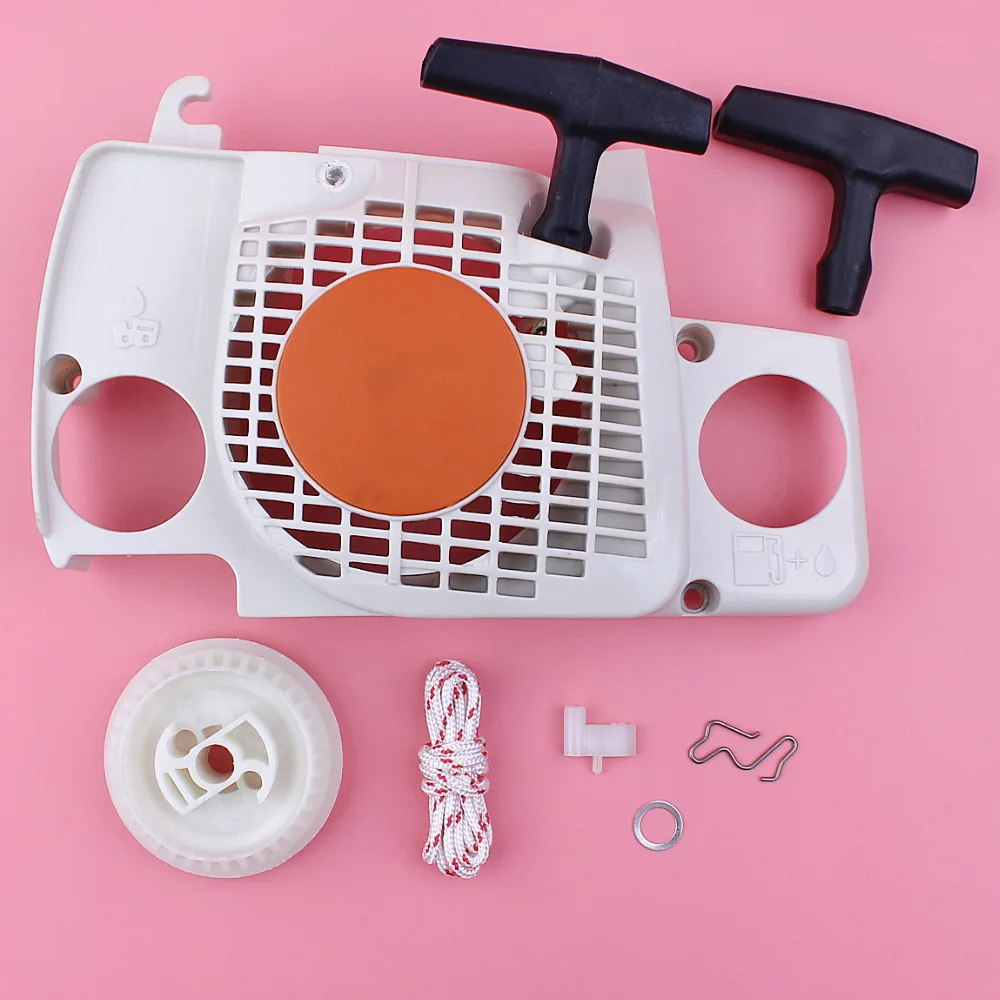 Recoil Rewind Pull Starter Pulley Handle Grip Rope Pawl Dog Washer Clip Kit For Stihl MS180 MS170 018 017 Chainsaw Spare Part
Recoil Rewind Pull Starter Pulley Handle Grip Rope Pawl Dog Washer Clip Kit For Stihl MS180 MS170 018 017 Chainsaw Spare Part