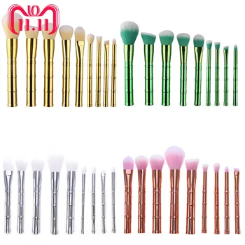 Brand 4 Colors 9pcs/SET Bamboo Shaped Makeup Brushes Set Foundation Powder Face Eye Blush Blending Metal Cosmetic Make Up Tools
Brand 4 Colors 9pcs/SET Bamboo Shaped Makeup Brushes Set Foundation Powder Face Eye Blush Blending Metal Cosmetic Make Up Tools