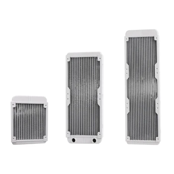 1PC White 120/240/360mm Aluminium Water Cooling Computer Radiator Water Cooler 18 Tube CPU Heat Sink Exchanger
1PC White 120/240/360mm Aluminium Water Cooling Computer Radiator Water Cooler 18 Tube CPU Heat Sink Exchanger