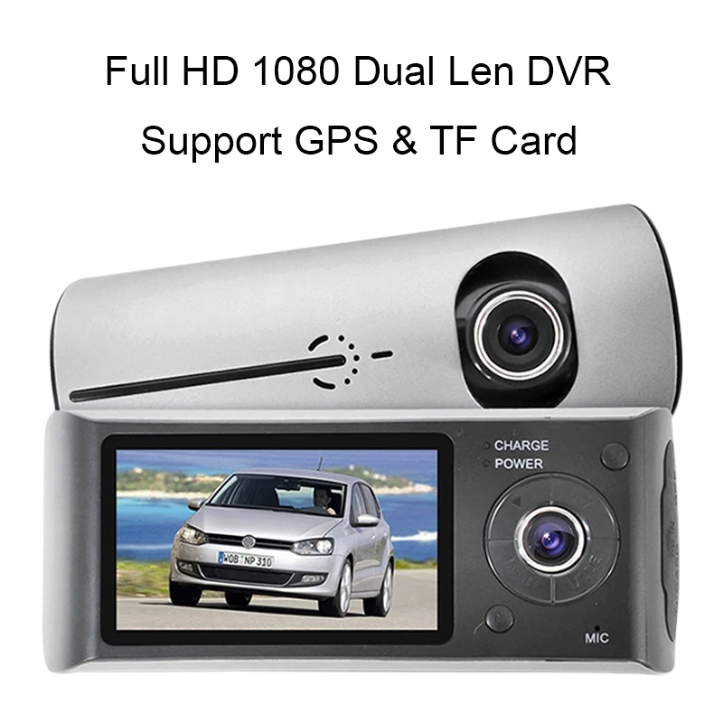 GPS 1080P Full HD Dual Len Dash Cam Inside Front Mini Car DVR G-sensor Vehicle Video Recorder Night Vision
GPS 1080P Full HD Dual Len Dash Cam Inside Front Mini Car DVR G-sensor Vehicle Video Recorder Night Vision