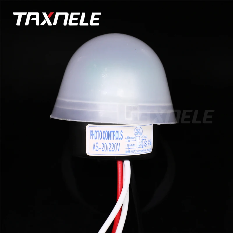 AS-20 Waterproof automatic light sensor switch delay intelligent street light switch controller switch
AS-20 Waterproof automatic light sensor switch delay intelligent street light switch controller switch