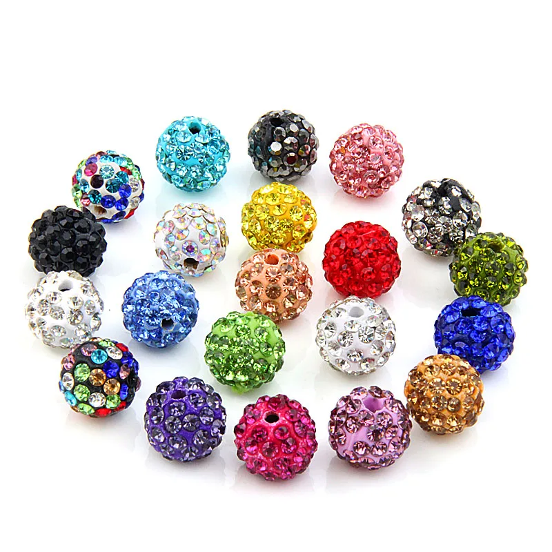 LAKONE 20PCS 10mm Shamballa Beads Crystal Disco Ball Beads Shambhala Spacer Beads,Shamballa bracelet Crystal Clay Beads
LAKONE 20PCS 10mm Shamballa Beads Crystal Disco Ball Beads Shambhala Spacer Beads,Shamballa bracelet Crystal Clay Beads