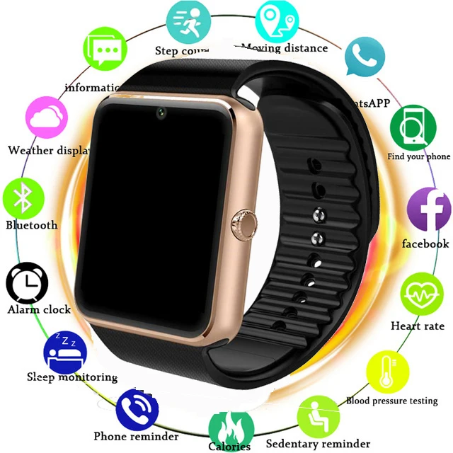 Bluetooth Smart Watch Men Women Message Remind Health Camera Pedometer Touch Run Sport Watch Support TF Sim Card For Android IOS
Bluetooth Smart Watch Men Women Message Remind Health Camera Pedometer Touch Run Sport Watch Support TF Sim Card For Android IOS