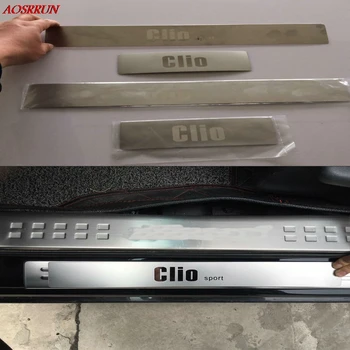 4P car-styling Stainless Steel Side Door Scuff Plate Fit For Renault Clio 4 IV 2013-2018 5-door 3-door Hatchback Car accessories
4P car-styling Stainless Steel Side Door Scuff Plate Fit For Renault Clio 4 IV 2013-2018 5-door 3-door Hatchback Car accessories
