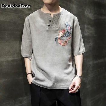 2020 chinese style men shirt half sleeve solid casual cotton streetwear men shirt man kimono shirt men clothes
2020 chinese style men shirt half sleeve solid casual cotton streetwear men shirt man kimono shirt men clothes