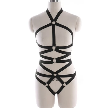 1 Set Full Body Bondage Harness Elastic Strap Hip Harness Sexy Lingerie Dance Rave Clothing Black Cage harness
1 Set Full Body Bondage Harness Elastic Strap Hip Harness Sexy Lingerie Dance Rave Clothing Black Cage harness