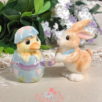 ceramic rabbit food container spice jar kitchen storage jar home decor porcelain figurines duck Salt and pepper cans Crafts gift
ceramic rabbit food container spice jar kitchen storage jar home decor porcelain figurines duck Salt and pepper cans Crafts gift