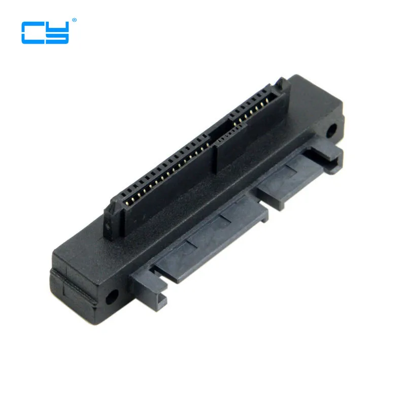 Под прямым углом 90 градусов SFF-8482 SAS 22 Pin до 7 + 15 SATA кабель для подключения жесткого
