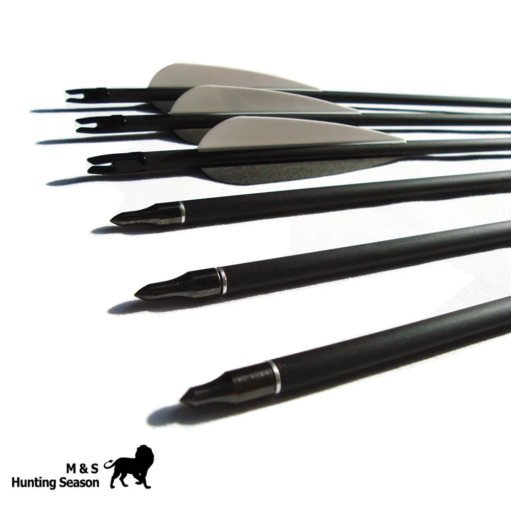 Arrows Archery Carbon Fiber TPU Feather 29 Inch Shaft SPINE 300 Completed Arrows For Archery And Hunting Compound Bow 6 Pack
Arrows Archery Carbon Fiber TPU Feather 29 Inch Shaft SPINE 300 Completed Arrows For Archery And Hunting Compound Bow 6 Pack