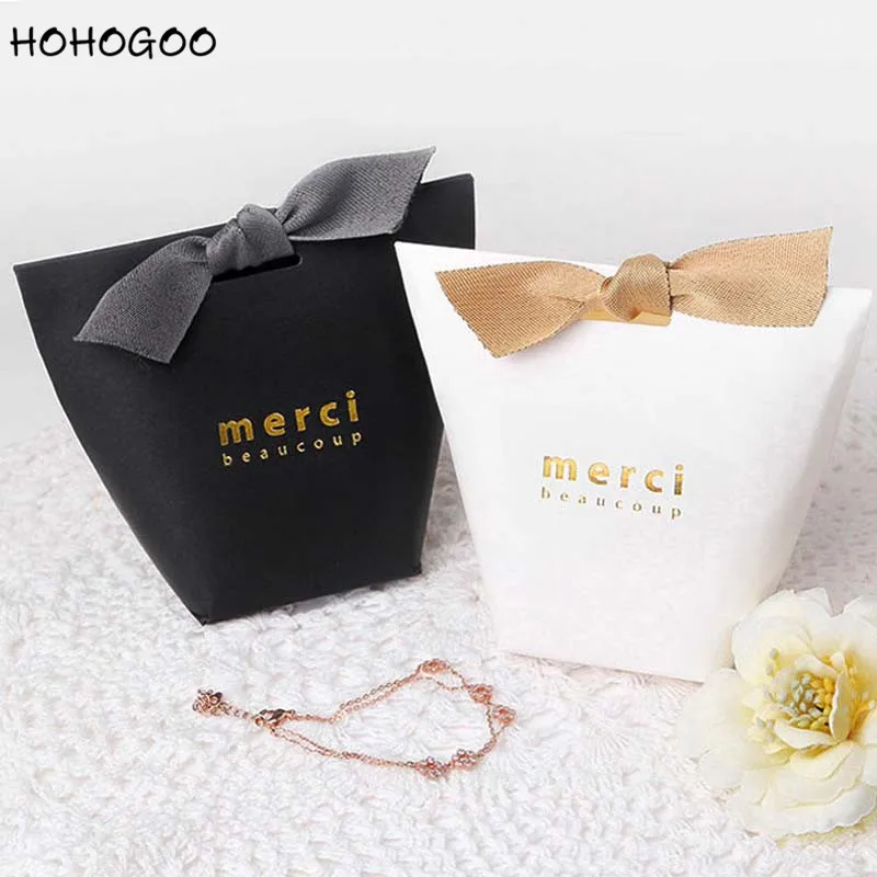 HOHOGOO 50pcs/set White Black Candy Gift Bag Paper Wedding Engagement Baby Shower Party Favor Bags Valentine's Day Gift Box
HOHOGOO 50pcs/set White Black Candy Gift Bag Paper Wedding Engagement Baby Shower Party Favor Bags Valentine's Day Gift Box
