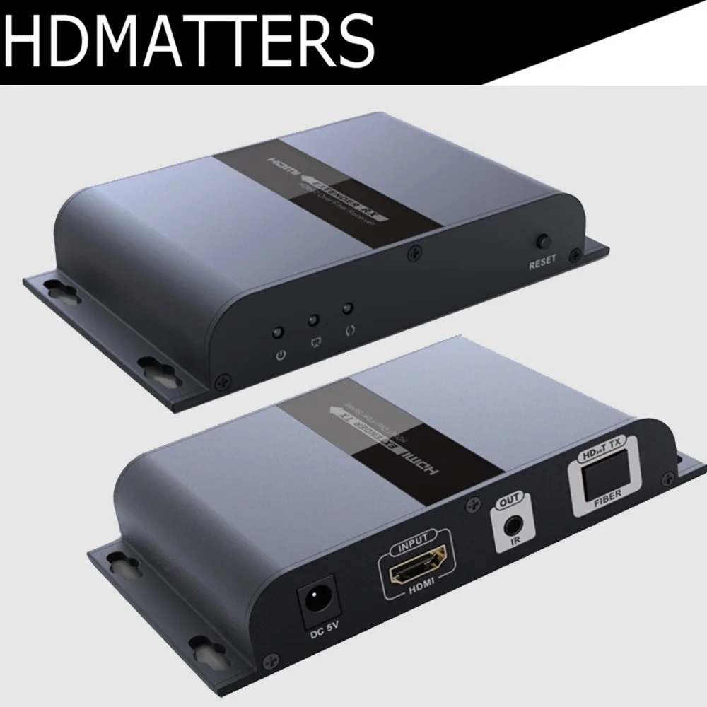 HDMI fiber extender repeater with IR control up to 20KM suport 1 transmitter to N receivers
HDMI fiber extender repeater with IR control up to 20KM suport 1 transmitter to N receivers