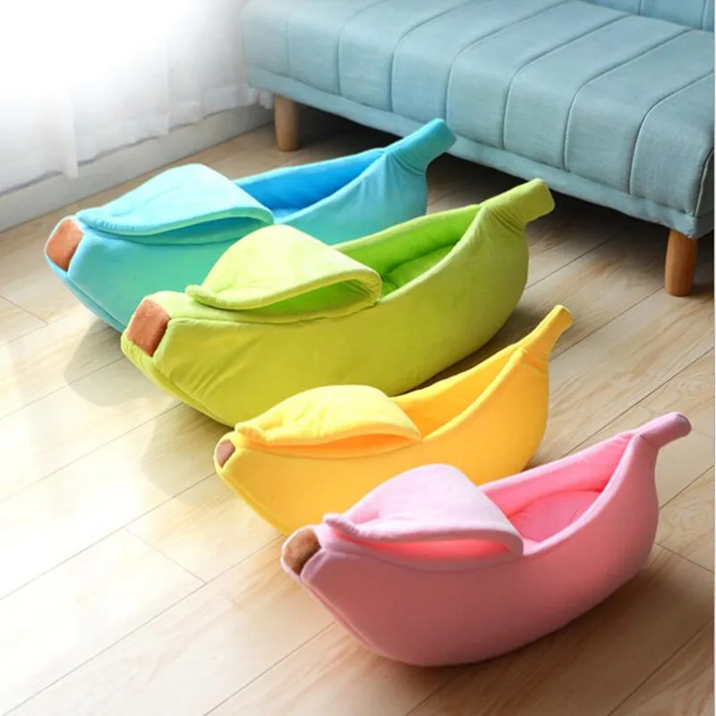 Banana Cat Bed House Cozy Cute Banana Puppy Cushion Kennel Warm Portable Pet Basket Supplies Mat Beds for Cats & Kittens
Banana Cat Bed House Cozy Cute Banana Puppy Cushion Kennel Warm Portable Pet Basket Supplies Mat Beds for Cats & Kittens