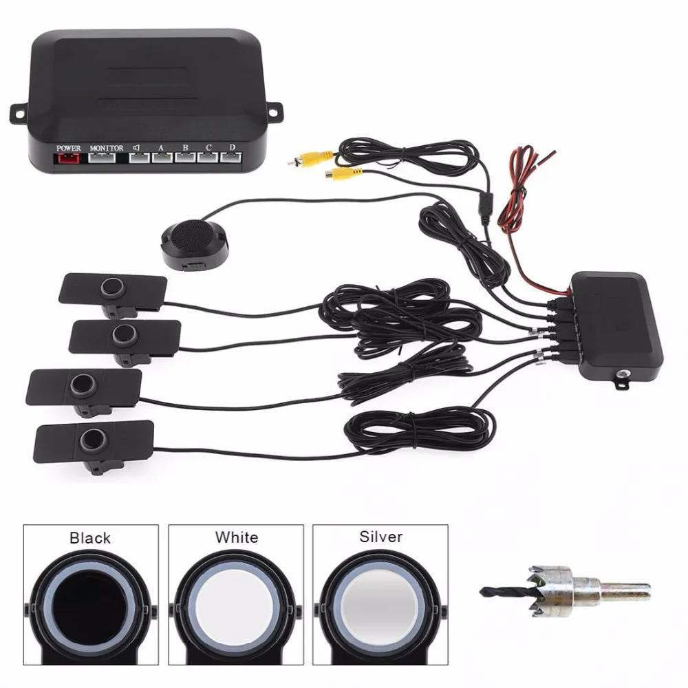 4 Sensor 16.5mm Car Video Parking Sensor Auto Reverse Backup Radar Assistance Sensors Support Car Camera
4 Sensor 16.5mm Car Video Parking Sensor Auto Reverse Backup Radar Assistance Sensors Support Car Camera