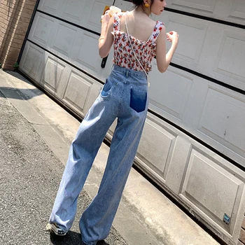 Vintage Loose High Waist Wide Leg Jeans For Women Summer Thin Casual Straight Jeans Color Block Long Denim Jeans Trousers
Vintage Loose High Waist Wide Leg Jeans For Women Summer Thin Casual Straight Jeans Color Block Long Denim Jeans Trousers