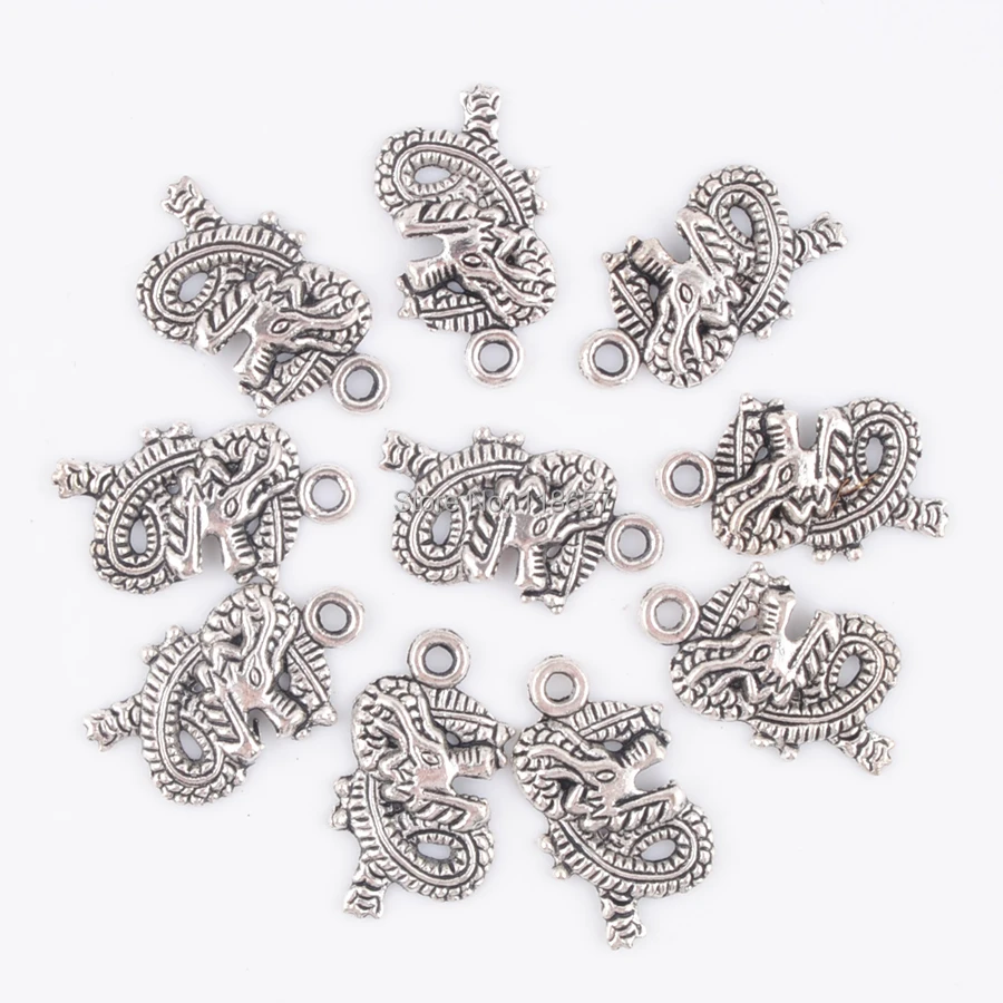 Vintage Style Metal charms small pendant Jewelry Dragon pattern Lucky Pendant for necklace 10PCS 26*17*2mm IH241
Vintage Style Metal charms small pendant Jewelry Dragon pattern Lucky Pendant for necklace 10PCS 26*17*2mm IH241