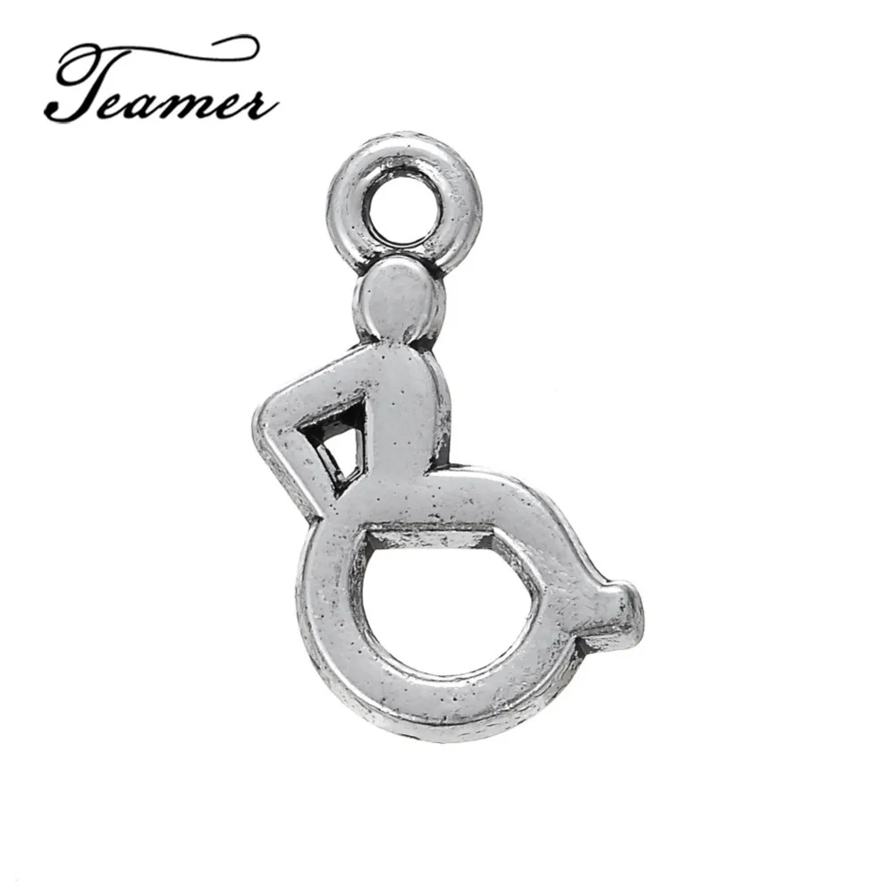 Teamer 20pcs/lot Medical Wheelchair Charm for Jewelry Making Zinc Alloy Antique Silver Color DIY Jewelry for Necklace/Bracelets
Teamer 20pcs/lot Medical Wheelchair Charm for Jewelry Making Zinc Alloy Antique Silver Color DIY Jewelry for Necklace/Bracelets