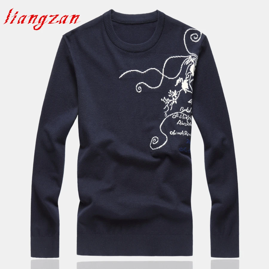 Men Pullover Floral Sweater Autumn Winter Round Neck Knitwear Brand Casual Warm Slim Fit Plus Size M-8XL Sweater SL-K401
Men Pullover Floral Sweater Autumn Winter Round Neck Knitwear Brand Casual Warm Slim Fit Plus Size M-8XL Sweater SL-K401