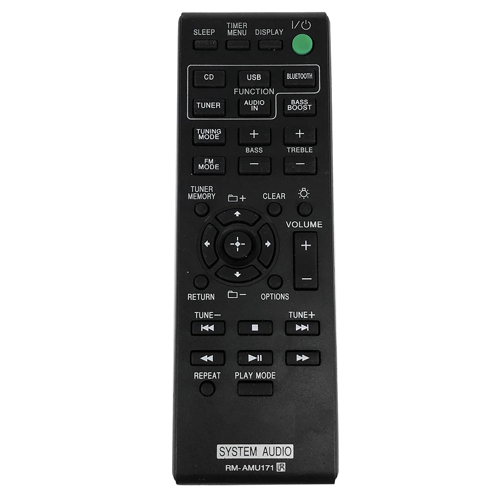 NEW Rplacement For SONY RM-AMU171 Audio System REMOTE CONTROL CMT-SBT100 CMT-SBT100B Fernbedienung
NEW Rplacement For SONY RM-AMU171 Audio System REMOTE CONTROL CMT-SBT100 CMT-SBT100B Fernbedienung