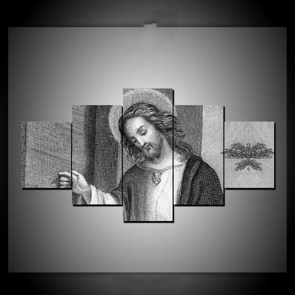 Painting Wall Art Modular Poster HD Home 5 Panel Jesus Christ Modern Canvas Living Room Framework Decoration Printed Pictures
Painting Wall Art Modular Poster HD Home 5 Panel Jesus Christ Modern Canvas Living Room Framework Decoration Printed Pictures