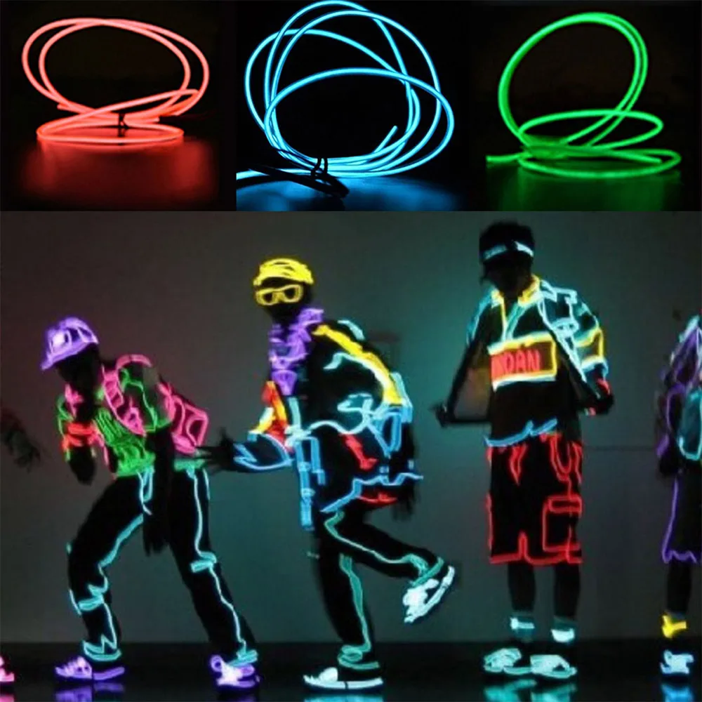 YouOKLight 1.75M 3 Modes Sound Control Flash EL LED Wire Voice-activated LED Effects Stage Light With Red Blue Green
YouOKLight 1.75M 3 Modes Sound Control Flash EL LED Wire Voice-activated LED Effects Stage Light With Red Blue Green