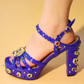Royal Blue Color High Pumps Shoes Beautiful Italian Shoes Fashion Nigerian Shoes No Matching Bag
Royal Blue Color High Pumps Shoes Beautiful Italian Shoes Fashion Nigerian Shoes No Matching Bag