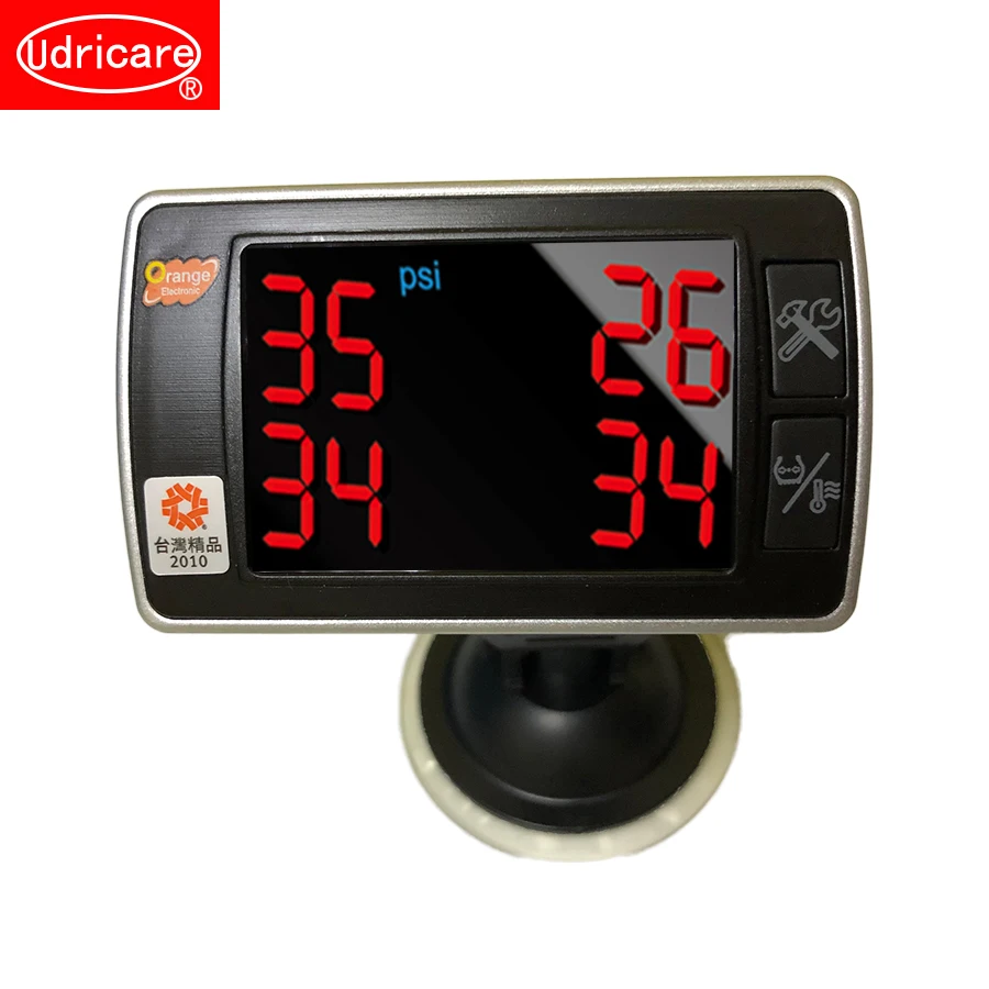 Udricare Orange TPMS P409 Wireless Real Time Tire Pressure and Temperature Monitoring System Tire Pressure Alarm TPMS Display
Udricare Orange TPMS P409 Wireless Real Time Tire Pressure and Temperature Monitoring System Tire Pressure Alarm TPMS Display