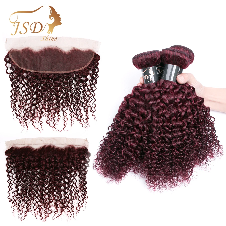JSDShine 99j Burgundy Malaysian Kinky Curly Hair Weave Bundles With Frontal Human Hair Bundles With Closure Frontal Non Remy
JSDShine 99j Burgundy Malaysian Kinky Curly Hair Weave Bundles With Frontal Human Hair Bundles With Closure Frontal Non Remy