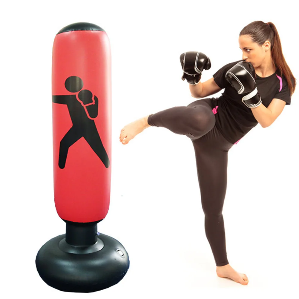 160cm Boxing Punching Bag Inflatable Free-Stand Tumbler Muay Thai Training Pressure Relief Bounce Back Sandbag with Air Pump
160cm Boxing Punching Bag Inflatable Free-Stand Tumbler Muay Thai Training Pressure Relief Bounce Back Sandbag with Air Pump