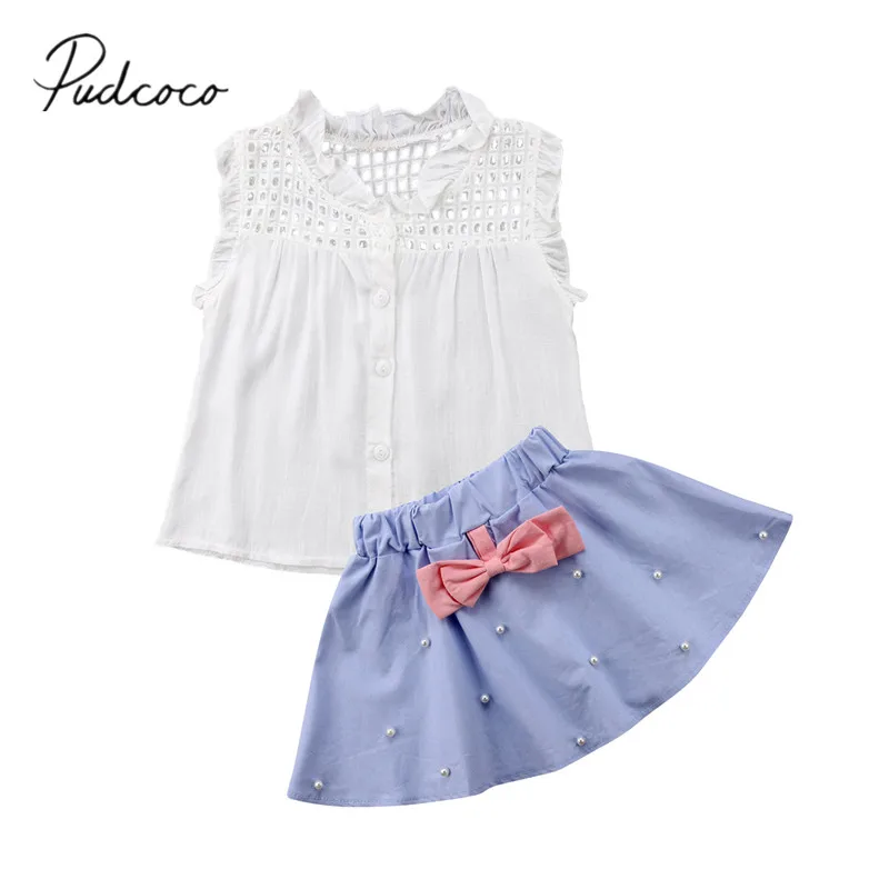 2018 Brand New Toddler Infant Child Kid Summer Baby Girl Dress Sleeveless Shirt Blouse Top Party Wedding Tutu Pearl Dresses 2-7T
2018 Brand New Toddler Infant Child Kid Summer Baby Girl Dress Sleeveless Shirt Blouse Top Party Wedding Tutu Pearl Dresses 2-7T