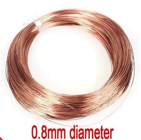 0.8mm diameter T2 pure copper wire red tough pitch Conductive bronze | Обустройство дома