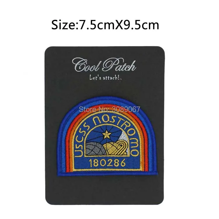 High Quality USCSS NOSTROMO Crew Shirt Blue Patch ALIEN ALIENS Uniform Patch TV Series rockabilly applique iron on patch
High Quality USCSS NOSTROMO Crew Shirt Blue Patch ALIEN ALIENS Uniform Patch TV Series rockabilly applique iron on patch