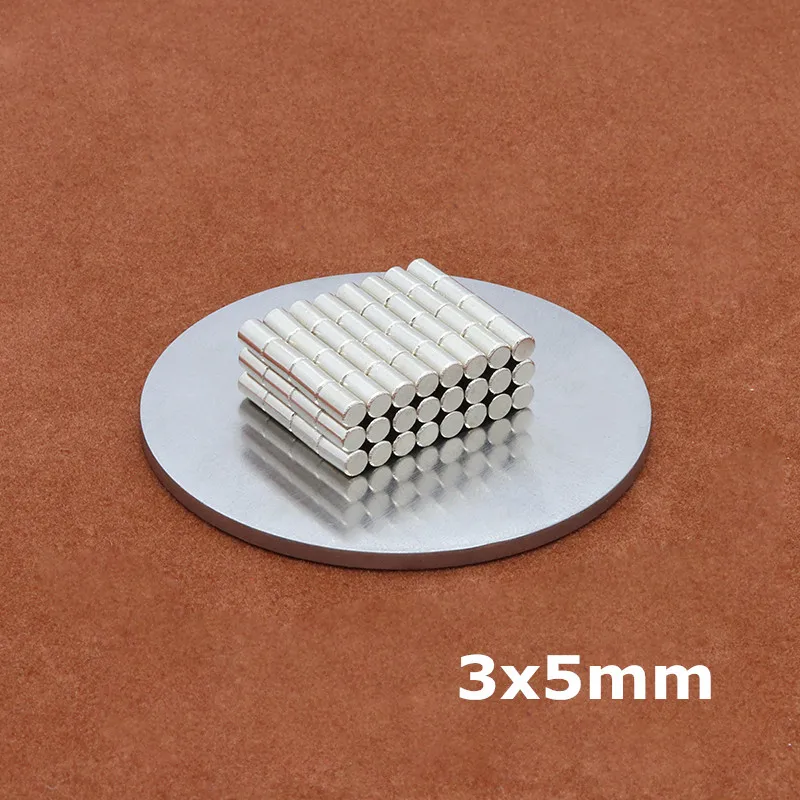 100pcs 3x5mm Mini Neodymium Magnet Disc 3mm x 5mm NdFeB Permanent Small Round Super Strong Powerful Magnetic Magnets Home Decor
100pcs 3x5mm Mini Neodymium Magnet Disc 3mm x 5mm NdFeB Permanent Small Round Super Strong Powerful Magnetic Magnets Home Decor