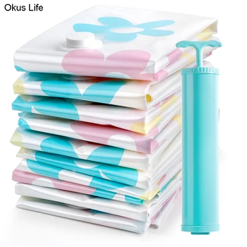 Large Capacity 11pcs/set Thickened Vacuum Compressed Storage Bag Hand Pump Reusable Blanket Clothes Quilt Storage Bag Organizer
Large Capacity 11pcs/set Thickened Vacuum Compressed Storage Bag Hand Pump Reusable Blanket Clothes Quilt Storage Bag Organizer