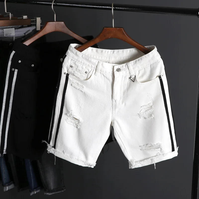 2019 Summer Thin Short Jeans Men Straight Pencil Pants Holes Ripped Denim Shorts Hip Hop Middle Waist Teen Casual Sweatpants
2019 Summer Thin Short Jeans Men Straight Pencil Pants Holes Ripped Denim Shorts Hip Hop Middle Waist Teen Casual Sweatpants