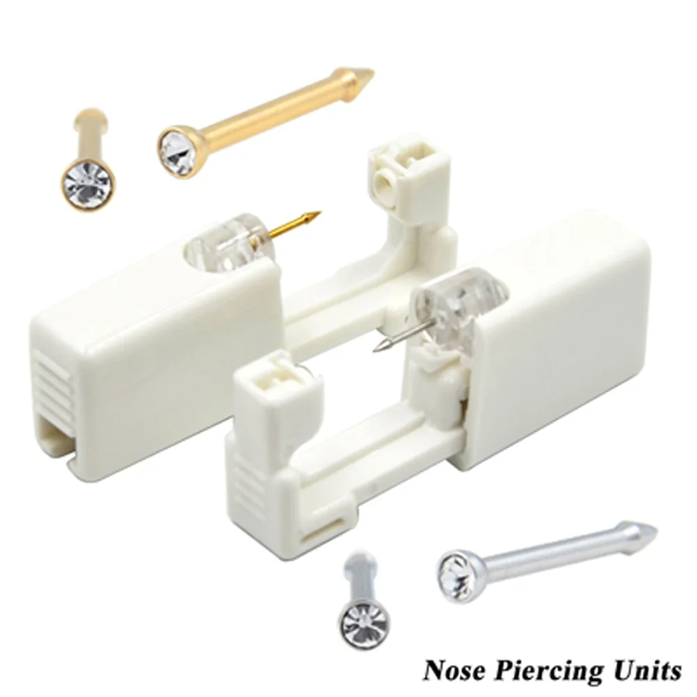 1 Units Disposable Safe Sterile Piercing Unit For Nose Studs Piercing Gun Piercer Tool Machine Kit Stud Earring Body Jewelry
1 Units Disposable Safe Sterile Piercing Unit For Nose Studs Piercing Gun Piercer Tool Machine Kit Stud Earring Body Jewelry